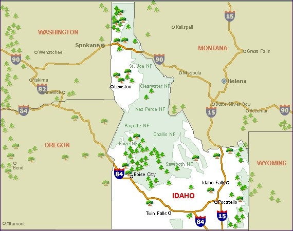 Idaho National And State Parks Travel Around Usa